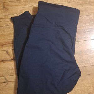 Spanx 2x Petite Navy Blue leggings